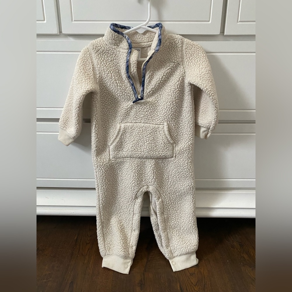 Carters 12 month super cute fuzzy warm outfit